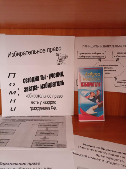 Выставка-диалог «О выборах хочу все знать».